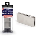 MAGCRAFT 1"x1"x1/8" Rare Earth Block Magnets (4)