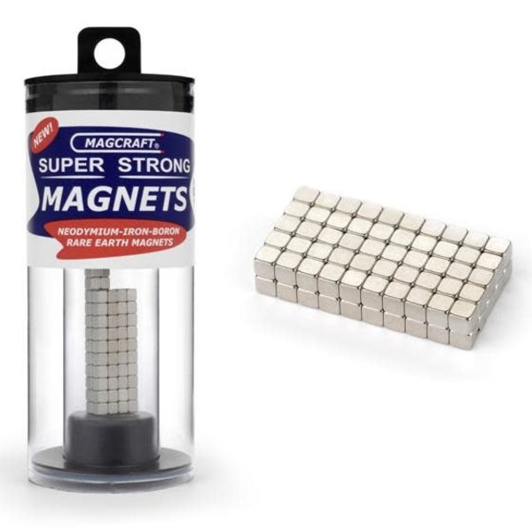 MAGCRAFT 1/8" Rare Earth Cube Magnets (100)