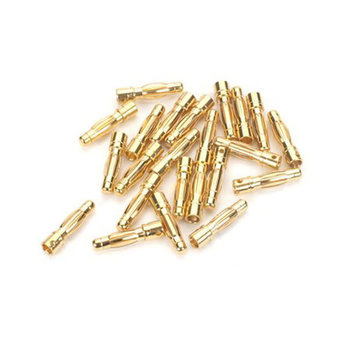 EFLIGHT Gold Bullet Connector, Male, 4mm (30)