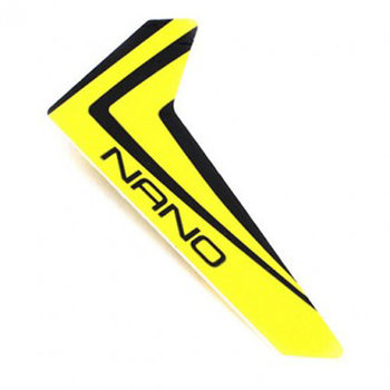 BLADE Yellow Vertical Fin w/decal: nCP X