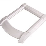 Traxxas Skid plate, roof (body) (white)/ 3x15mm CS (4) (requires #7713X to mount)