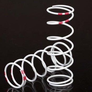 Traxxas Spring, shock, white (GTR xx-long) (0.884 rate pink) (1 pair)