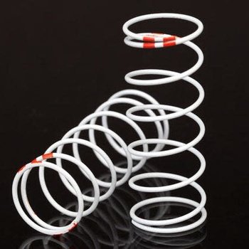Traxxas Spring, shock, white (GTR long) (0.623 rate orange) (1 pair)