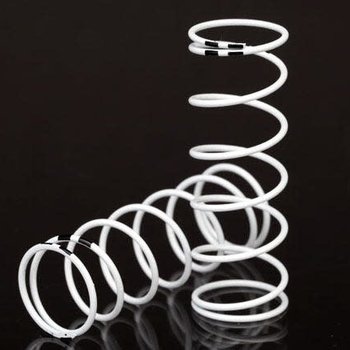 Traxxas Spring, shock, white (GTR xx-long) (0.874 rate black) (1 pair)