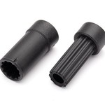 Traxxas Half shafts, center (internal splined, extra short (1)/ external splined, extra short (1)) (plastic parts only)
