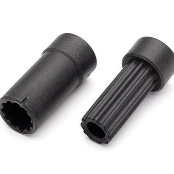 Traxxas Half shafts, center (internal splined, extra short (1)/ external splined, extra short (1)) (plastic parts only)