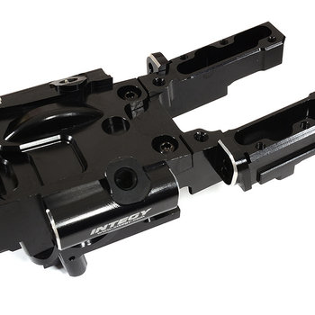 Integy Billet Machined Front Bulkhead for Traxxas 1/10 E-Revo 2.0 C29995BLACK