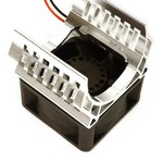 Integy 36mm Motor Heatsink+40x40mm Cooling Fan 17k rpm for Most 1/10 On-Road & Off-Road C28598SILVER