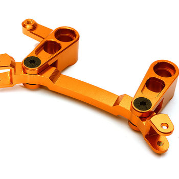 Integy Billet Machined Steering Bell Crank Set for Arrma 1/10 Granite 4X4 3S BLX C28831ORANGE