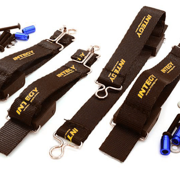 Integy Suspension Travel Limiter Straps for Traxxas X-Maxx 4X4 C27467BLUE