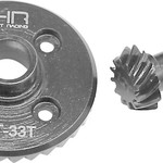 HOT RACING Steel Helical Diff Ring/Pinion Overdrive: TRX4