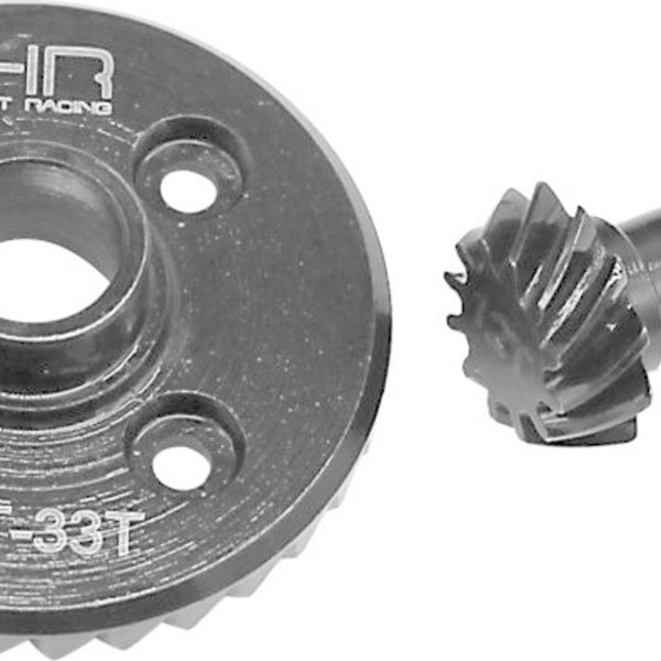 HOT RACING Steel Helical Diff Ring/Pinion Overdrive: TRX4