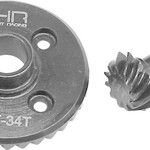 HOT RACING Steel Helical Diff Ring/Pinion Stock(11/34T) TRX4