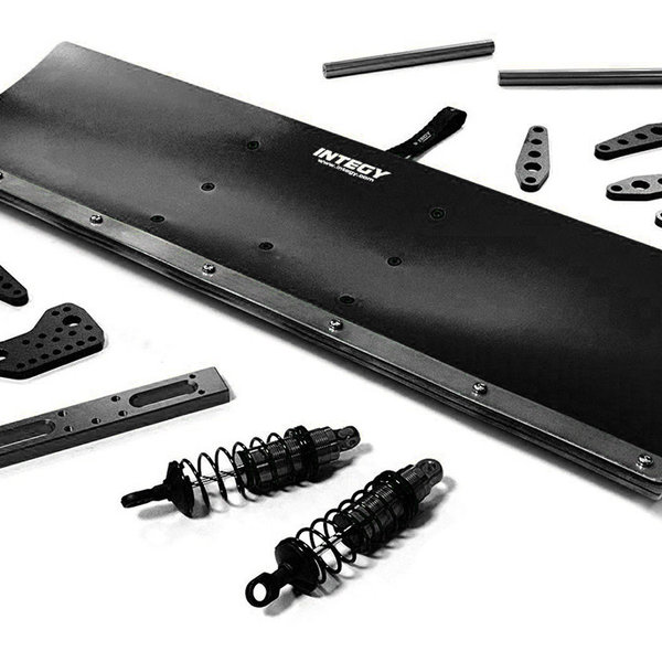 Integy Alloy Machined Snowplow Kit for 1/5 Kraton 4X4 8S BLX Brushless Monster Truck C29604BLACK