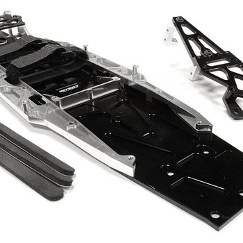Integy C26146SILVER Complete LCG Chassis Conv Kit 1/10 Slash