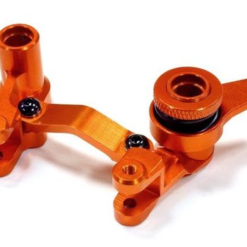 Integy Billet Machined Steering Bell Crank for 1/10 Stampede 4X4 & Rustler 4X4 C25490ORANGE