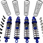 HOT RACING Threaded Aluminum Shocks (Blue):Latrax Rally,Teton