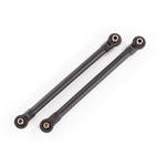 Traxxas Toe links, 119.8mm (108.6mm center to center) (black) (2) (for use with #8995 WideMaxx  suspension kit)