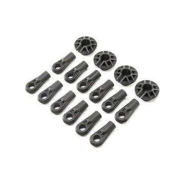 LOSI Shock and Rod Ends,Spring Cups(12): Super Baja Rey