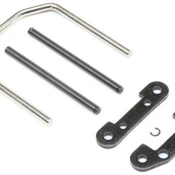 LOSI Front Hinge Pin and Brace Set: Super Baja Rey