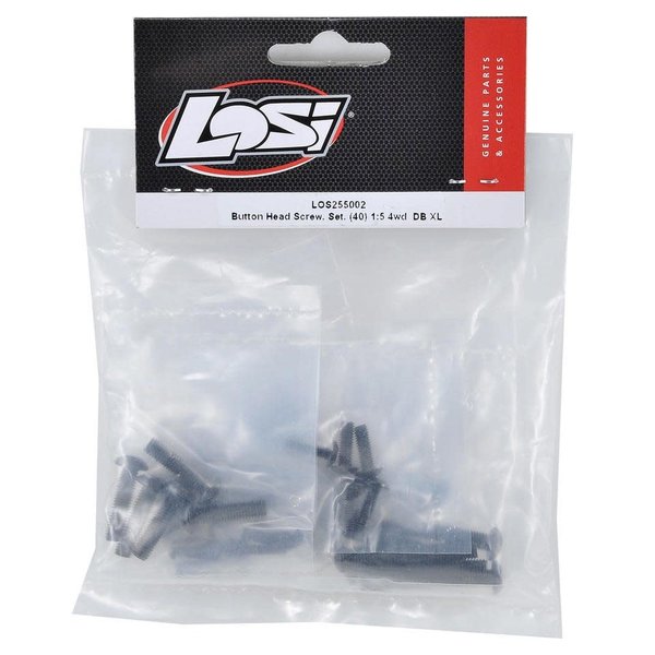 LOSI Button Head Screw, Set, (40) 1:5 4wd  DB XL