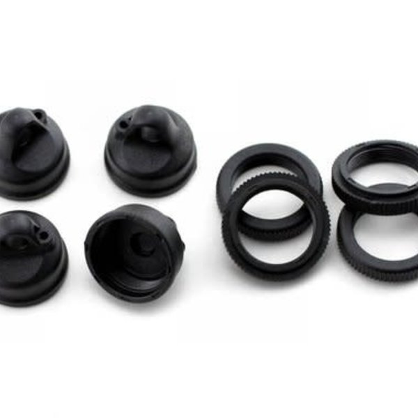 LOSI ShockAdjNut&Cap(4):LST2,AFT,MUG,MGB