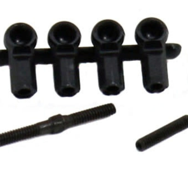 LOSI Short Ball Cups&Threaded Rod(4)  (inlc. lwr 48 ship)