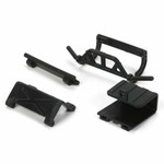 LOSI Fr/RBumpers,BattDoor&Tray:Mc4X4
