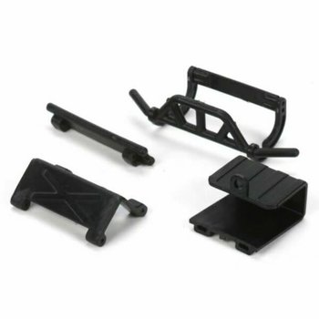 LOSI Fr/RBumpers,BattDoor&Tray:Mc4X4