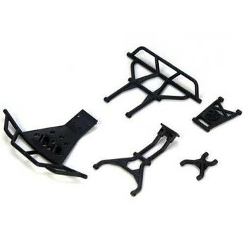 LOSI Fr/R Bumper & Support Set: MSCT