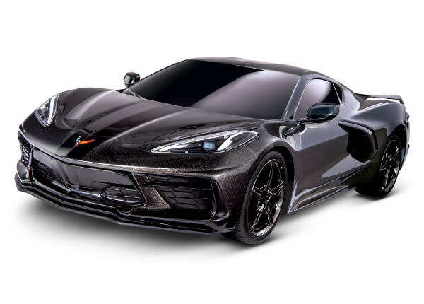Traxxas 93054-4 - Chevrolet® Corvette® Stingray: 1/10 Scale AWD Supercar.  Ready-To-Race® with TQ 2.4GHz radio system and XL-5 ESC (fwd/rev) - Black
