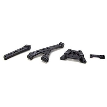 LOSI Chassis Br & Spacer St (3): 10-T