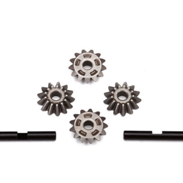 Traxxas Gear set, center differential (output gears (2)/ spider gears (4)/ spider gear shaft (2))