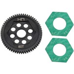 HOT RACING Steel Spur Gear 60t 0.5M : Mini-T2