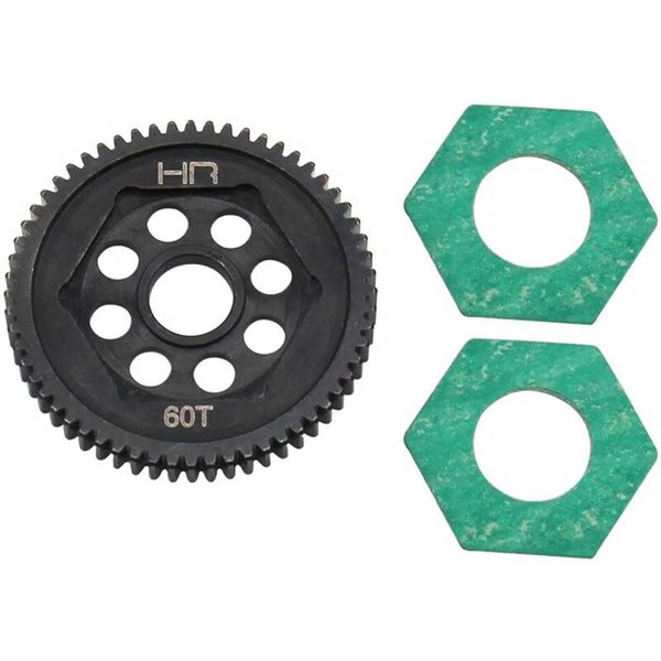 HOT RACING Steel Spur Gear 60t 0.5M : Mini-T2