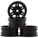 1.0 Rockster Wheels Black (4pcs): SCX24