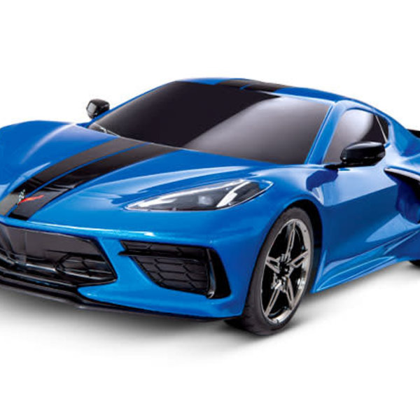Traxxas 93054-4 - Chevrolet® Corvette® Stingray: 1/10 Scale AWD Supercar. Ready-To-Race® with TQ 2.4GHz radio system and XL-5 ESC (fwd/rev) - bLUE