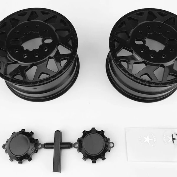 American Force H01 Contra Wheels (Black w/ Black Cap) DL- Series 2pcs