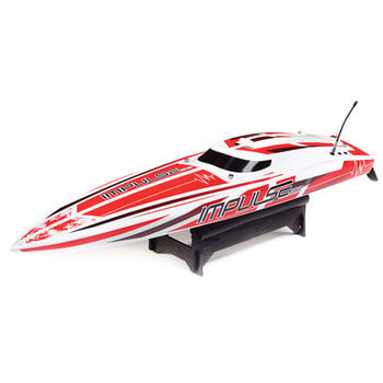 PROBOAT Impulse 32" Brushless Deep-V RTR with Smart, White/Red