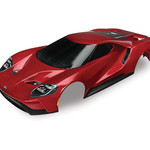 Traxxas Body, Ford GT®, red (painted, decals applied) (tail lights, exhaust tips, & mounting hardware (part #8314) sold separately)