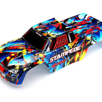 Traxxas Body, Stampede®, Rock n' Roll (painted, decals applied)