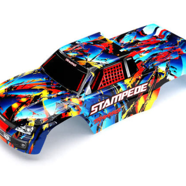 Traxxas Body, Stampede®, Rock n' Roll (painted, decals applied)