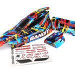 Traxxas Body, Bandit, Rock n' Roll (painted, decals applied)