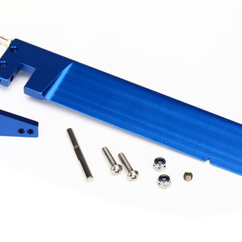 Traxxas Rudder (127.5 mm)/ rudder arm/ hinge pin/ 3x15mm BCS (stainless) (2)/ NL 3.0 (2)/ 4x3mm BCS (stainless, with threadlock) (1)