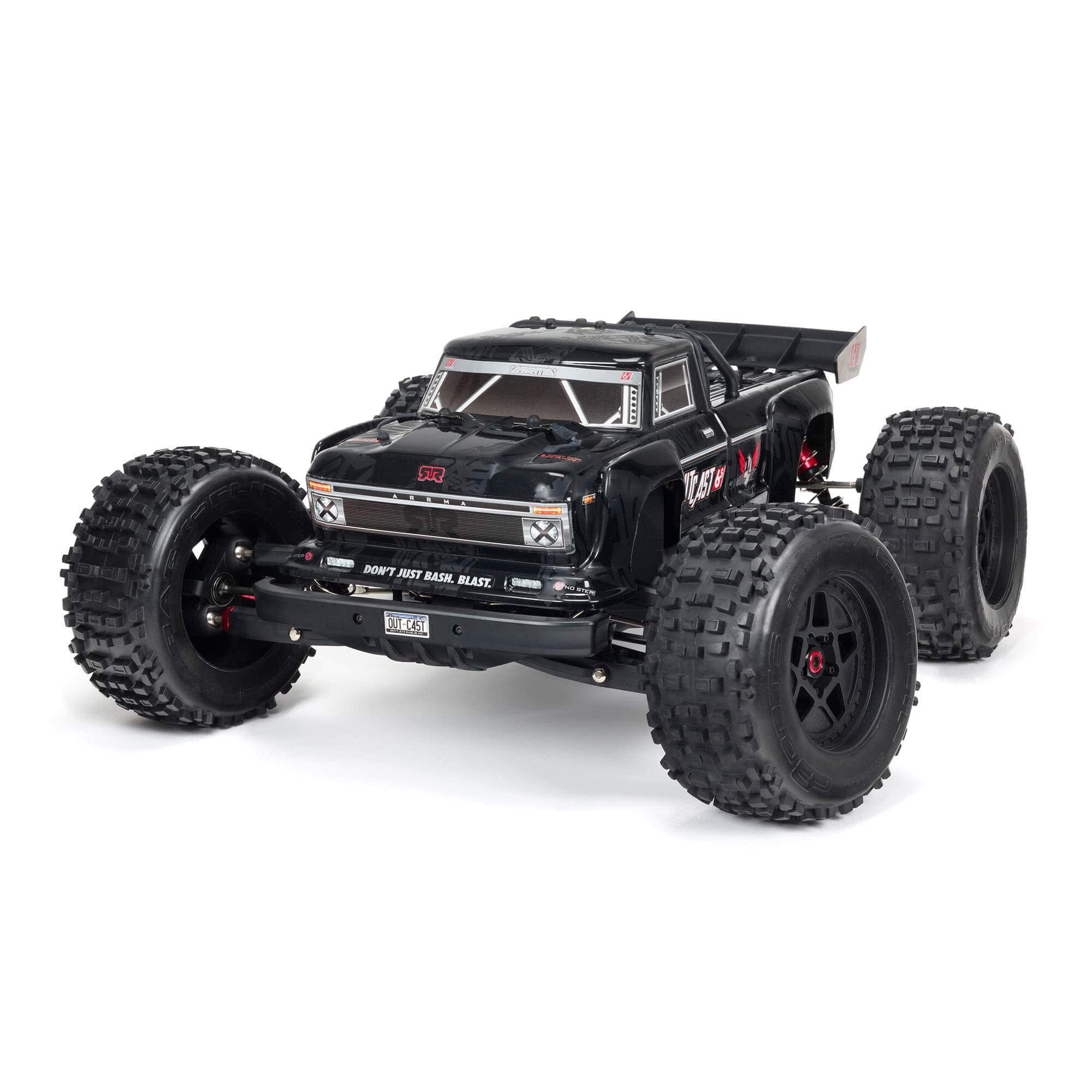 arrma OUTCAST 6S 4WD BLX 1 8 EXB Stunt Truck RTR Black last 2 in the USA