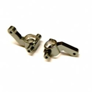 strc CNC Machined Aluminum Steering Knuckles (1 pair) for Associated DR10, Gun Metal