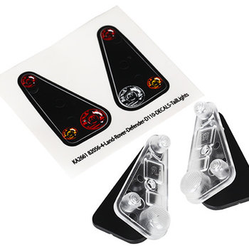 Traxxas Tail light housing (2)/ lens (2)/ decals (left & right) (fits #8011 body)