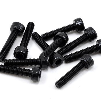 M3x14mm Cap Head Screws- Black, 10pcs