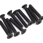 LOSI Flat Head Screws, Stl, BO, M4 x 25mm (10)