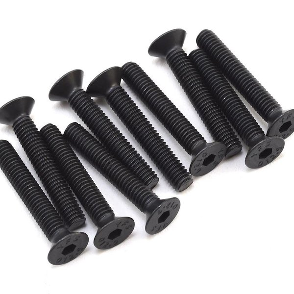 LOSI Flat Head Screws, Stl, BO, M4 x 25mm (10)